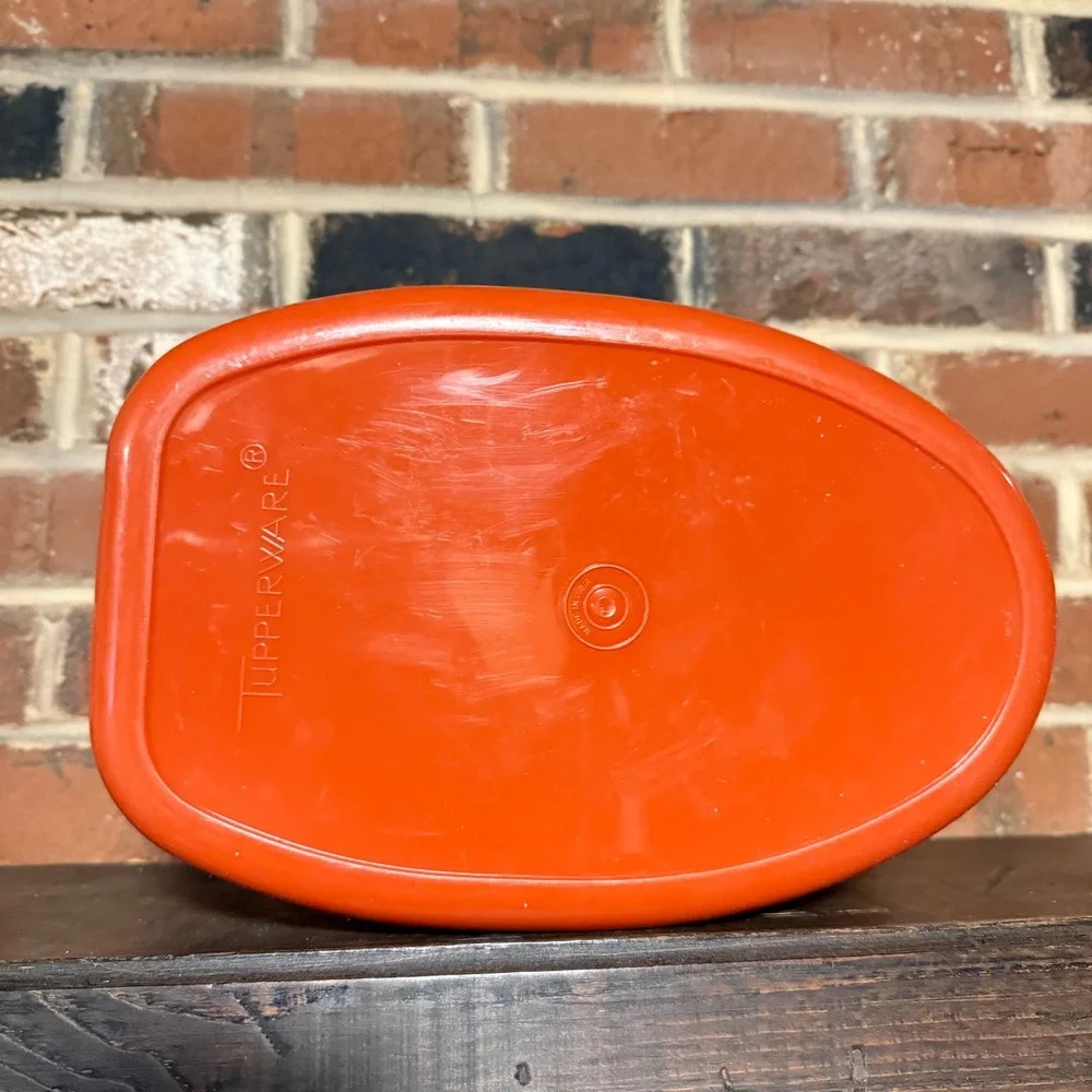 Vintage Tupperware Oval Roaster Meat Flavor Saver Keeper Tray Storage Container